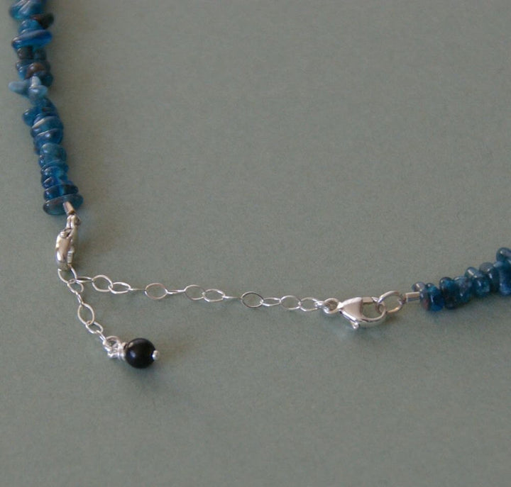 Sterling Silver and Black Onyx Necklace / Bracelet Extender - SunlightSilver