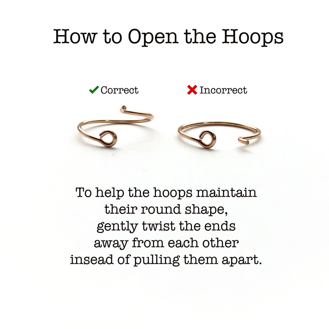 Tiny Hoop Earrings in Solid 925 Sterling Silver