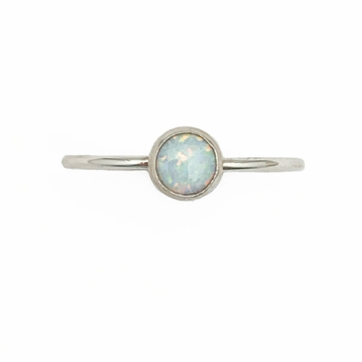 Opal Stacking Ring - SunlightSilver