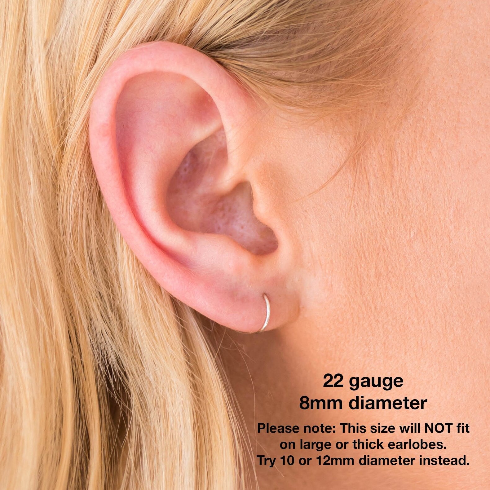 Earrings for small earlobes hotsell