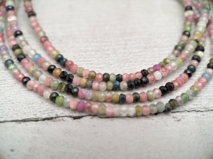 Tourmaline and Sterling Silver Necklace - SunlightSilver