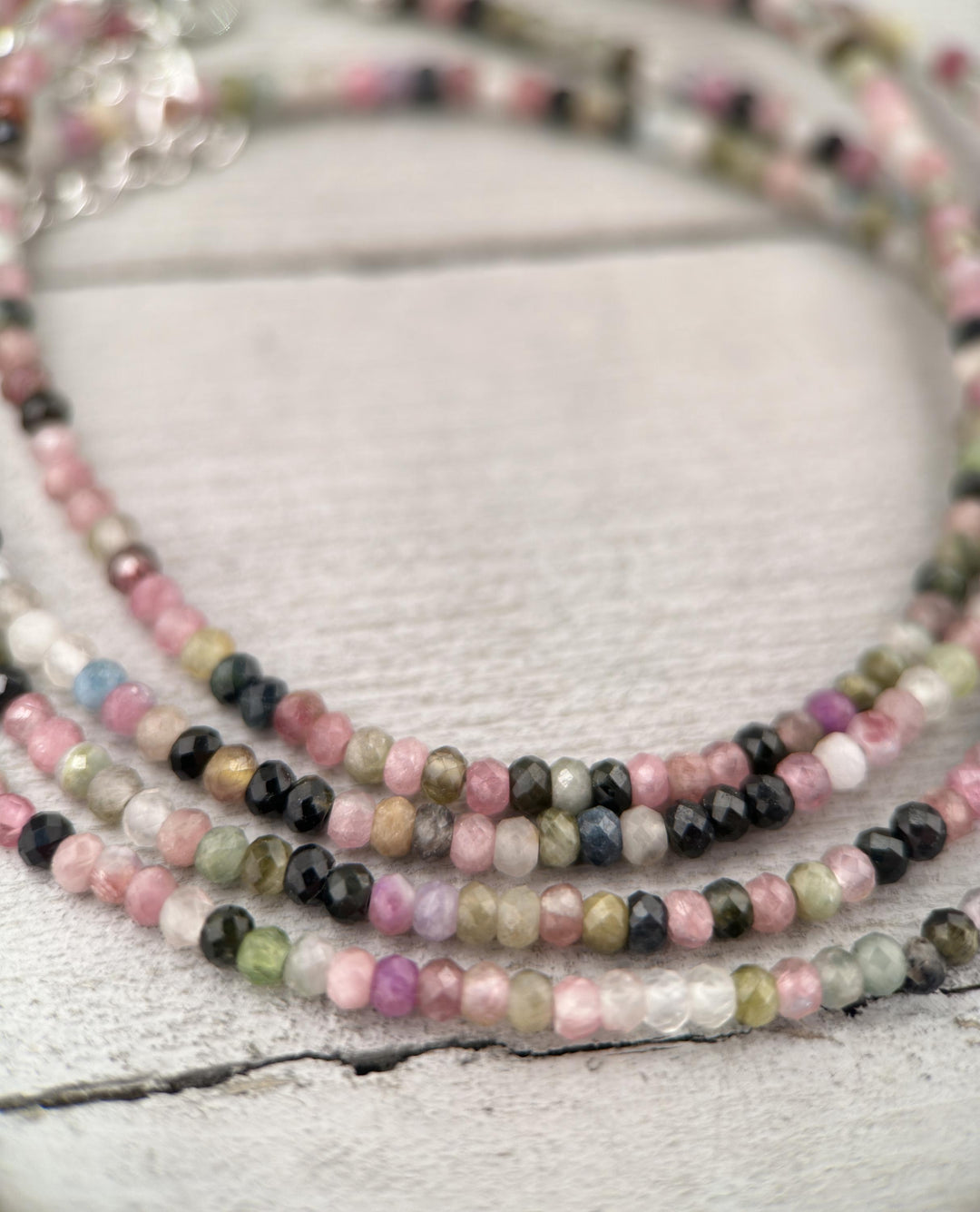 Tourmaline and Sterling Silver Necklace - SunlightSilver