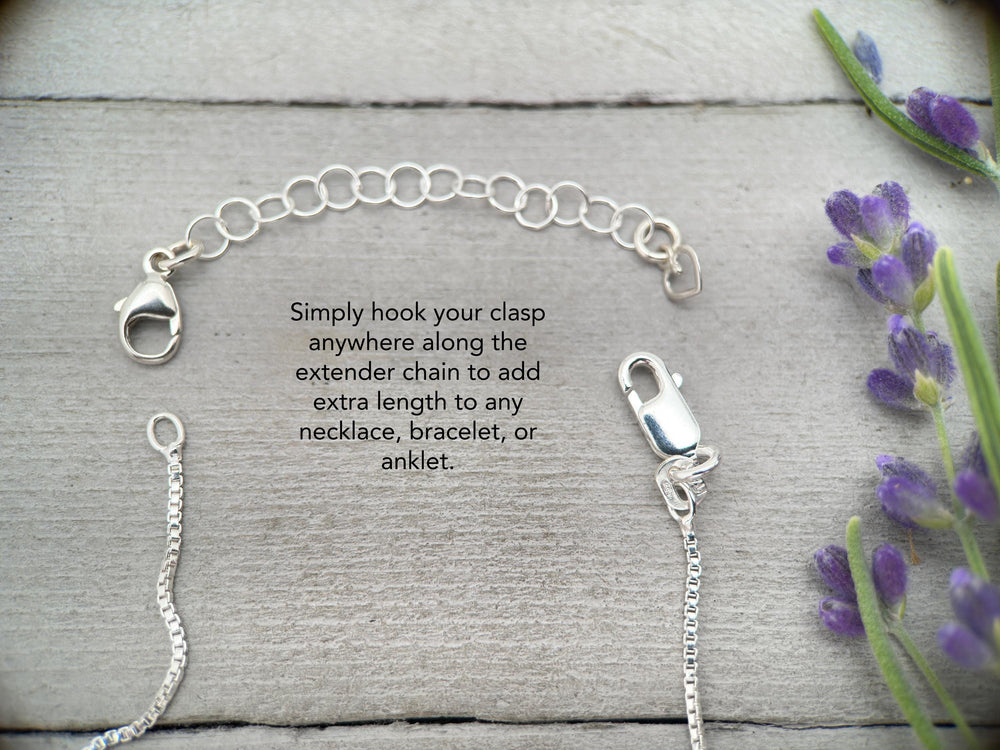 Sterling Silver Necklace Extender - SunlightSilver