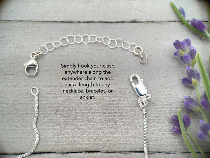 Sterling Silver Necklace Extender - SunlightSilver
