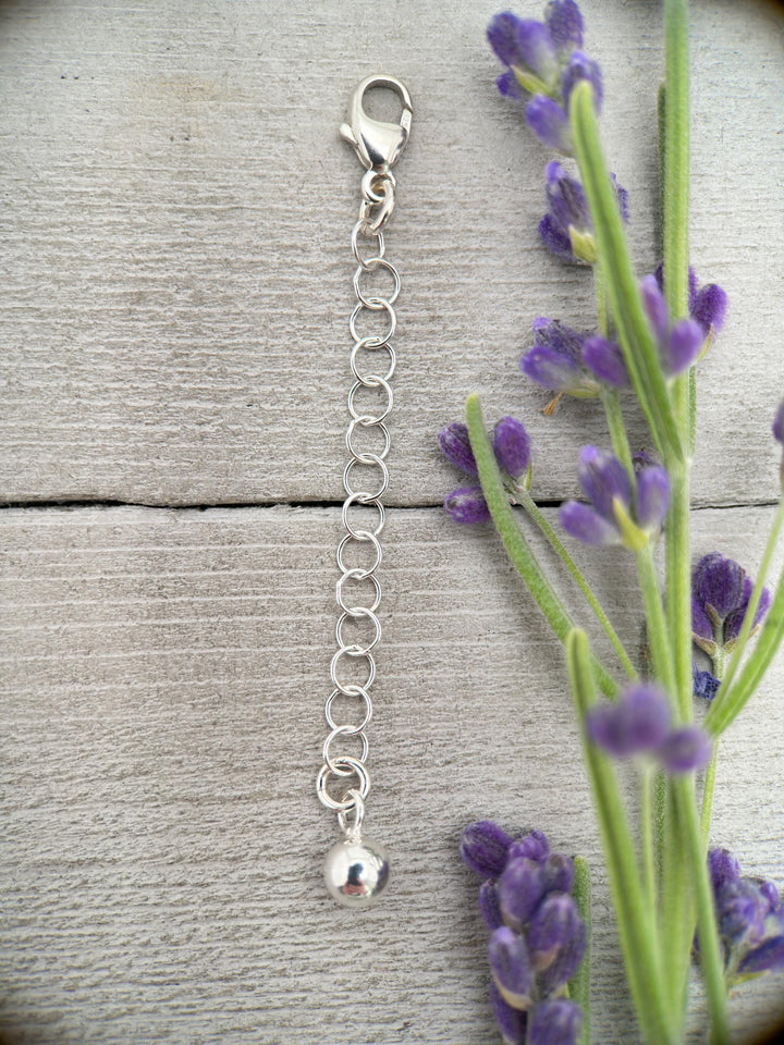 Interchangeable Sterling Silver Necklace Extender - SunlightSilver
