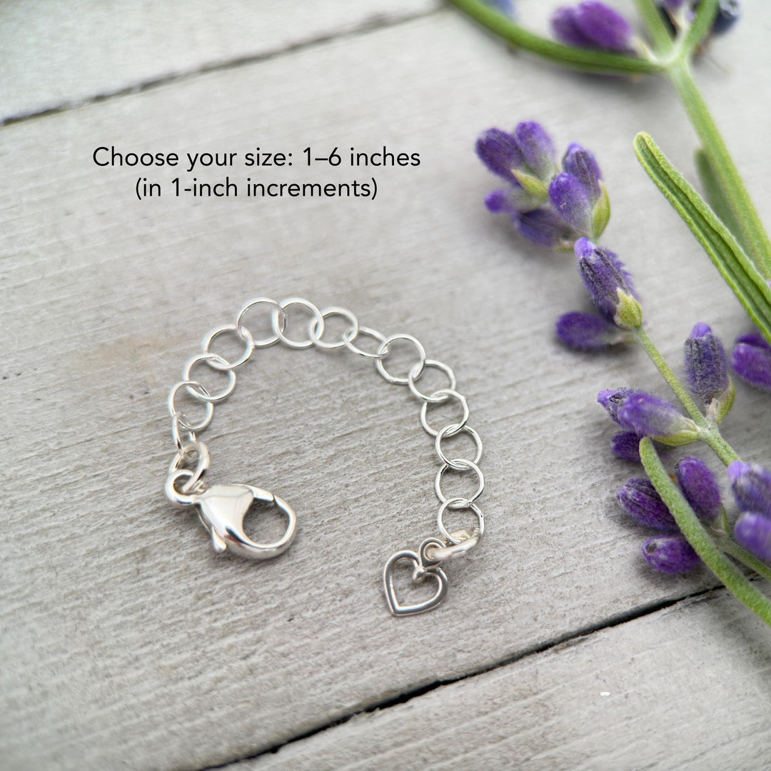 Sterling Silver Necklace Extender - SunlightSilver