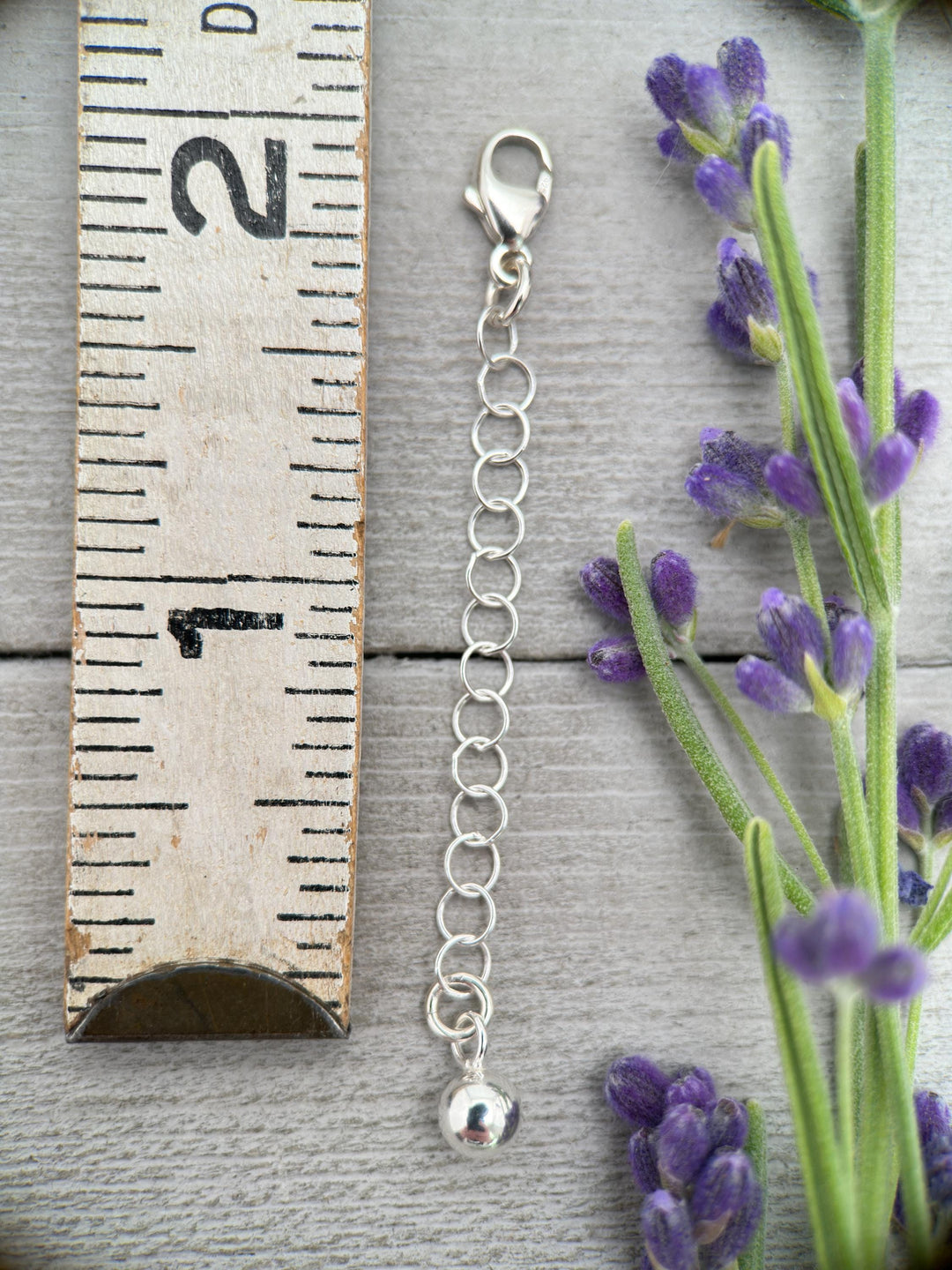 Interchangeable Sterling Silver Necklace Extender - SunlightSilver