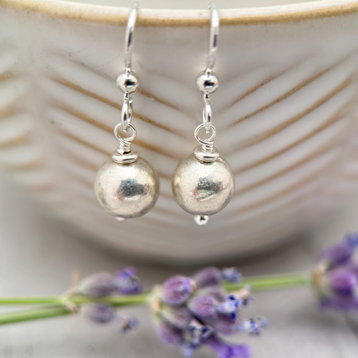 Classic Everyday Silver Earrings - Minimalist, Versatile, Lightweight, and Hypoallergenic Fine and Sterling Silver Earrings - SunlightSilver