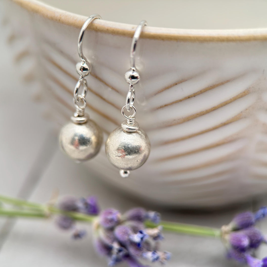 Classic Everyday Silver Earrings - Minimalist, Versatile, Lightweight, and Hypoallergenic Fine and Sterling Silver Earrings - SunlightSilver