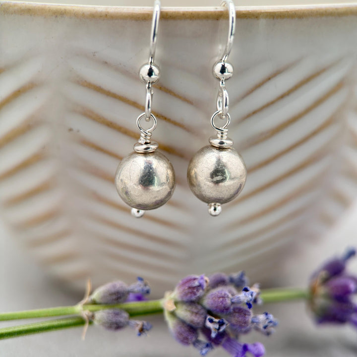 Classic Everyday Silver Earrings - Minimalist, Versatile, Lightweight, and Hypoallergenic Fine and Sterling Silver Earrings - SunlightSilver