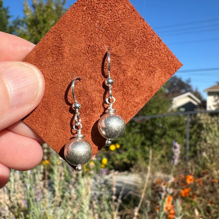 Classic Everyday Silver Earrings - Minimalist, Versatile, Lightweight, and Hypoallergenic Fine and Sterling Silver Earrings - SunlightSilver