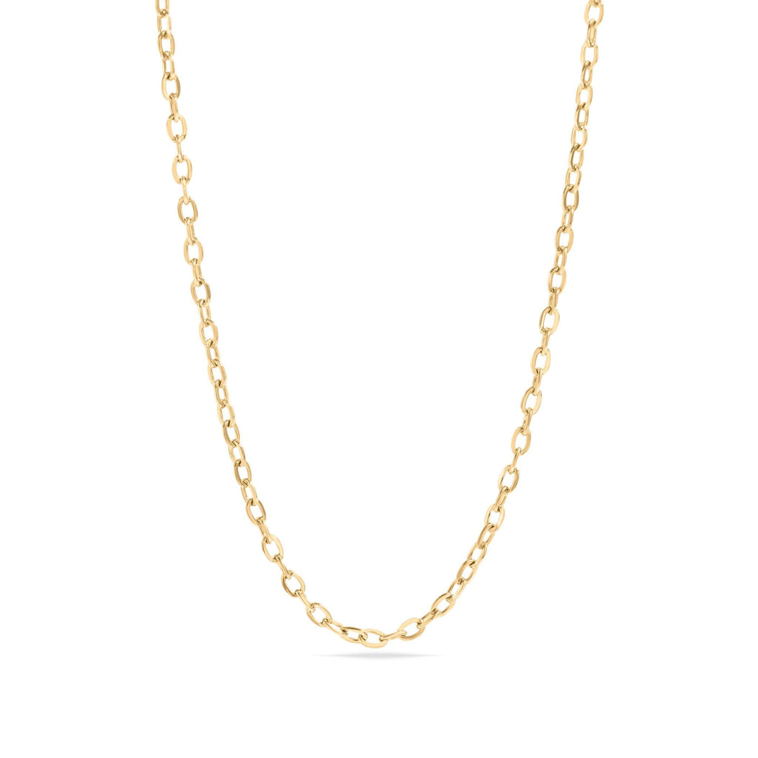 Stainless Steel Chain 16", 18", or 20" Length - Dainty Feminine Layering - Silver Gold Rose - 316L Surgical Grade Hypoallergenic Non-Tarnish - SunlightSilver