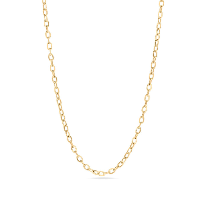 Stainless Steel Chain 16", 18", or 20" Length - Dainty Feminine Layering - Silver Gold Rose - 316L Surgical Grade Hypoallergenic Non-Tarnish - SunlightSilver