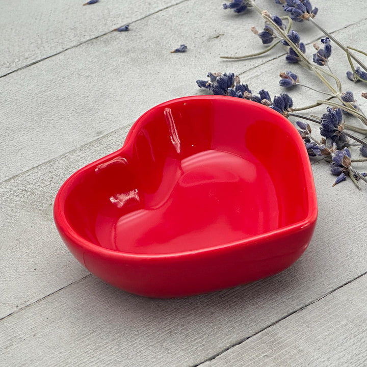 Personalized Heart Ring Dish | Custom Name Saying | Engraved Ceramic Jewelry Trinket Tray | Ring Holder Gift for Her - SunlightSilver