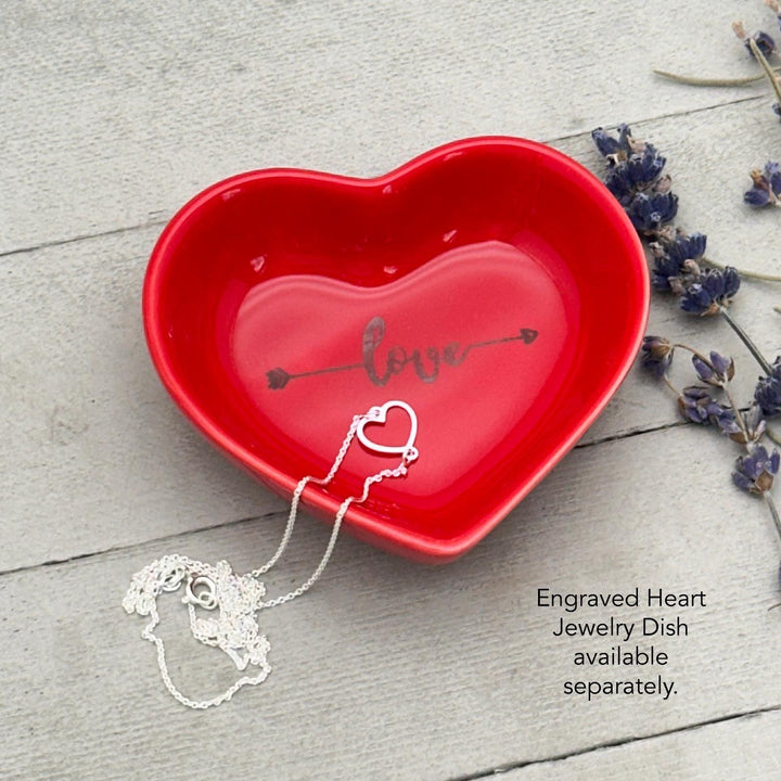 Shiny Sterling Silver Asymmetrical Heart Chain Necklace – 1mm Wide, 18" Length - Italian Solid 925 Sterling Silver Chains - SunlightSilver