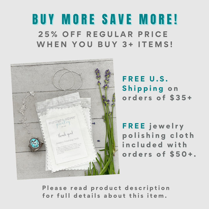 Faceted Beaded Aquamarine and Sterling Silver Silver Necklace - SunlightSilver