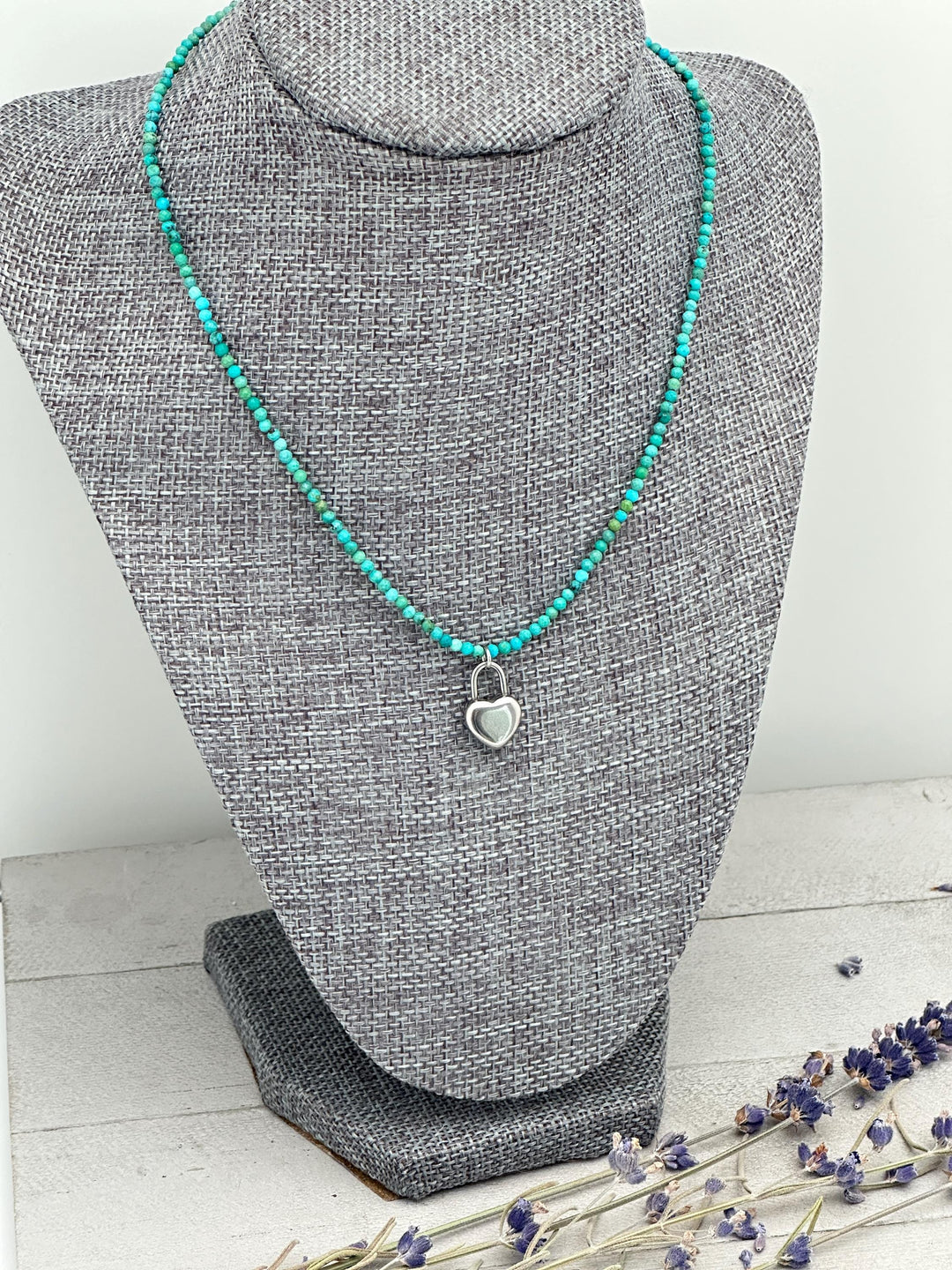 Personalized Heart Lock Necklace • Engraved Padlock Charm • Stainless Steel Love Lock • Custom Name or Date • Anniversary Gift - SunlightSilver