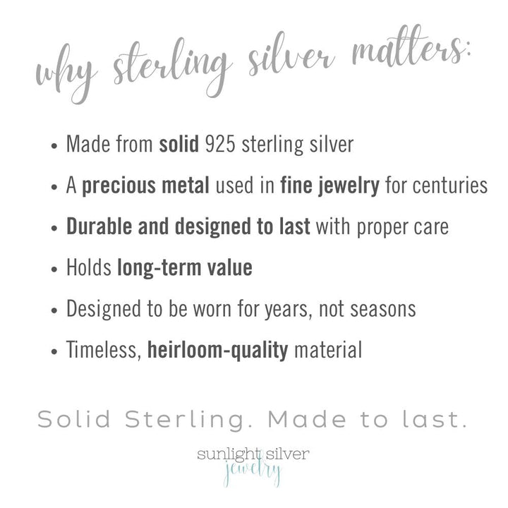 Dainty 925 Sterling Silver Hoop Earrings | Classic Minimalist Handmade Hoops, Multiple Sizes | Hypoallergenic - Perfect for Sensitive Ears - SunlightSilver