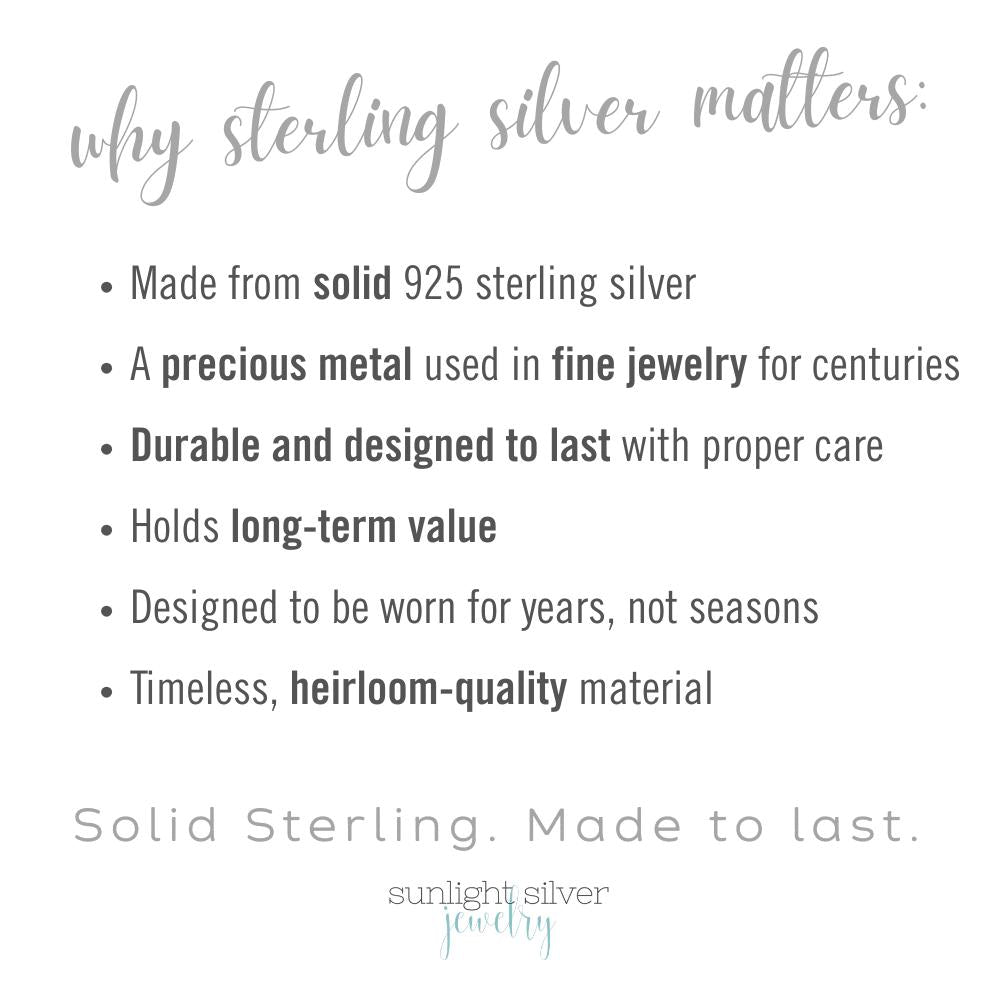 Turquoise Charm Hoop Earrings Available in Solid 925 Sterling Silver, 14k Yellow or Rose Gold Fill - SunlightSilver