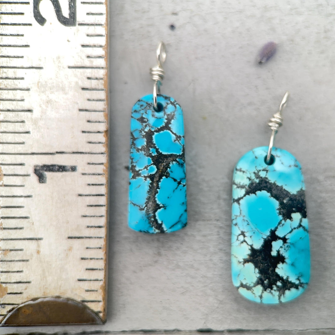 Turquoise Pendant | AAA Sky Blue Natural Turquoise | Sterling Silver Jewelry - SunlightSilver