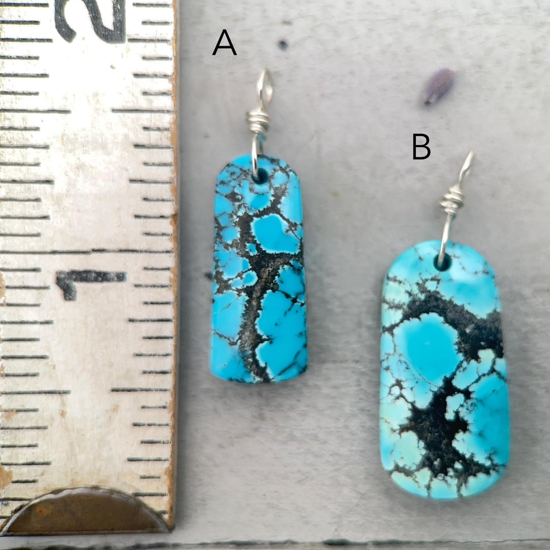 Turquoise Pendant | AAA Sky Blue Natural Turquoise | Sterling Silver Jewelry - SunlightSilver
