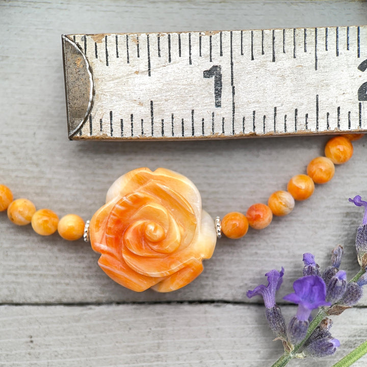 Spiny Oyster Shell Necklace | Brown Leather, Thai Hill-Tribe | For Him or Her - SunlightSilver