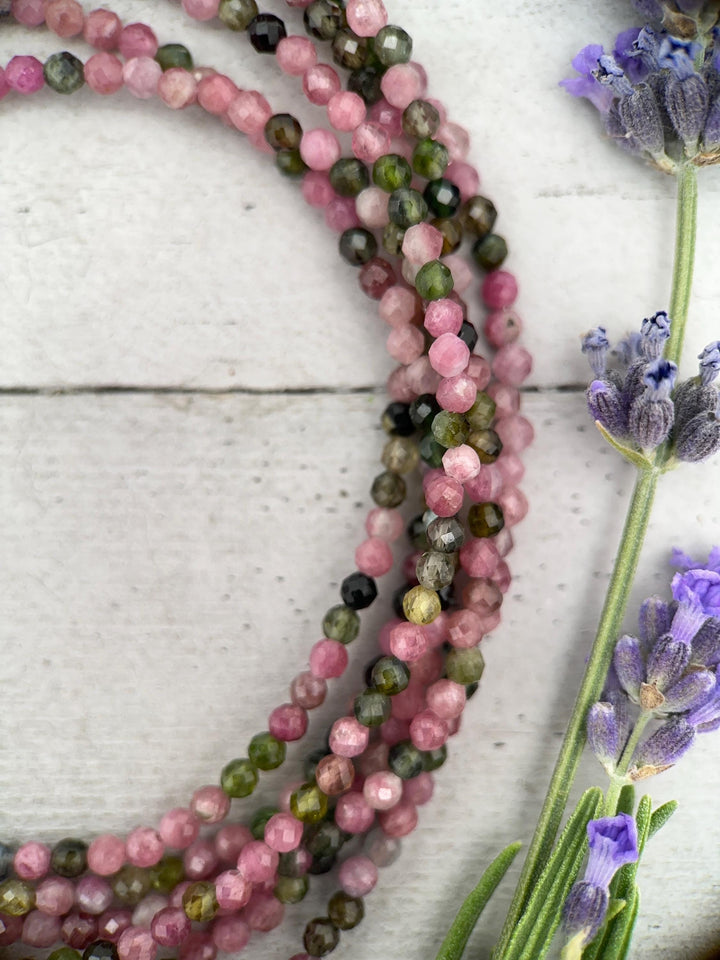 Tourmaline and Sterling Silver Necklace - SunlightSilver