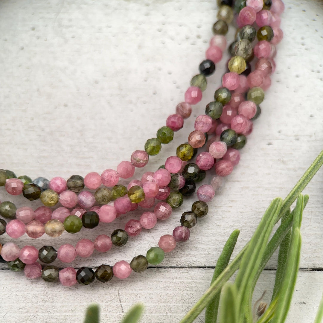 Tourmaline and Sterling Silver Necklace - SunlightSilver