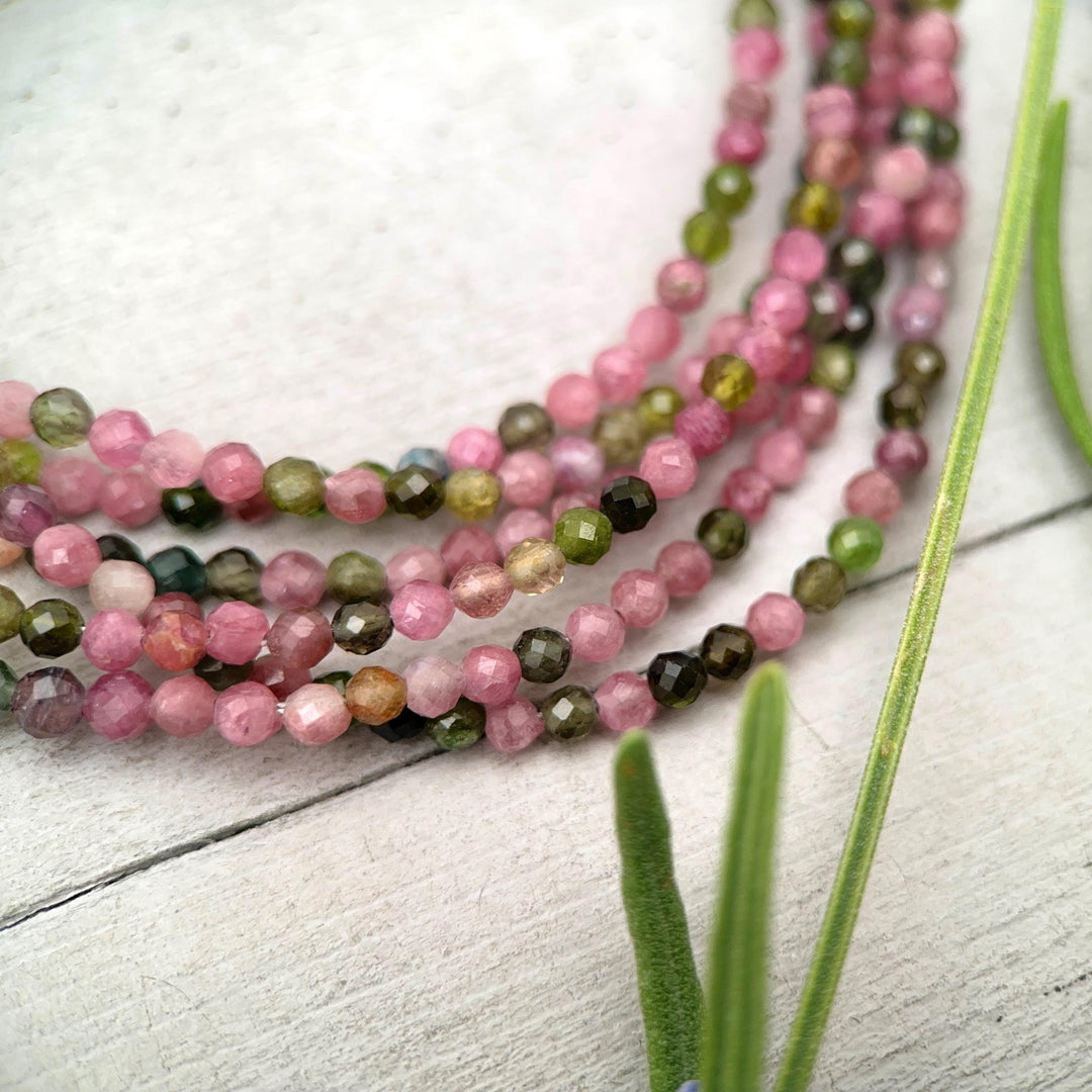 Tourmaline and Sterling Silver Necklace - SunlightSilver