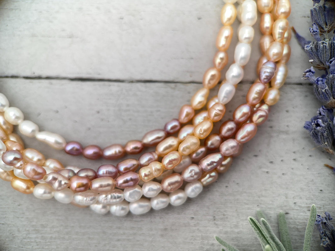 Freshwater Peacock Pearl and Sterling Silver Necklace - SunlightSilver