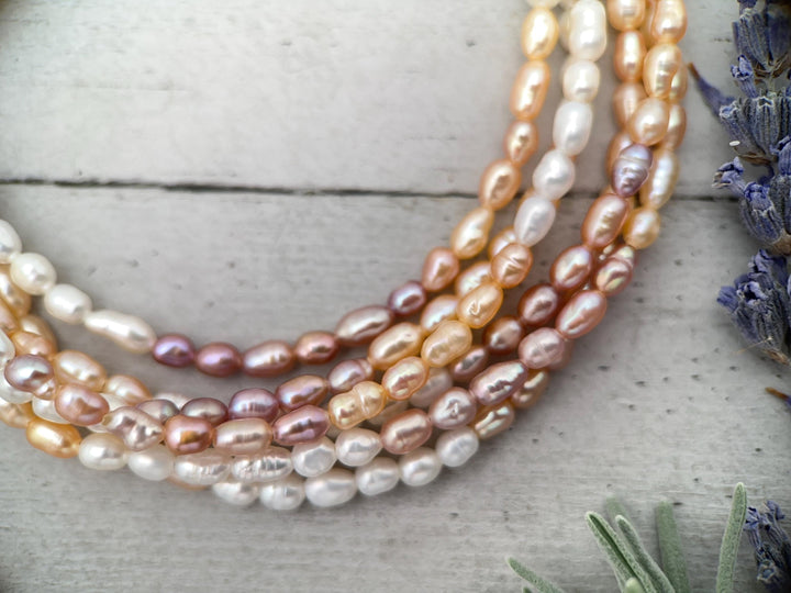 Freshwater Peacock Pearl and Sterling Silver Necklace - SunlightSilver