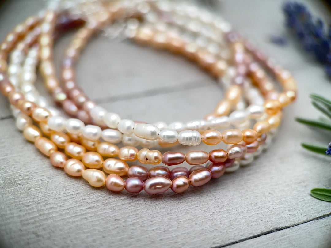 Freshwater Peacock Pearl and Sterling Silver Necklace - SunlightSilver