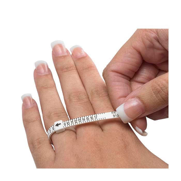 Re-Usable Ring Sizer. Whole and Half Sizes 1-17